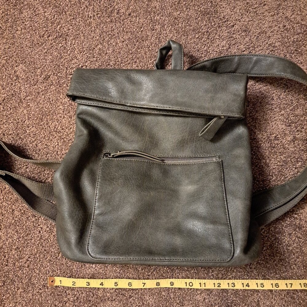 URBAN EXPRESSIONS LENNON CONVERTIBLE BACKPACK PURSE-VEGAN LEATHER - Picture 6 of 12